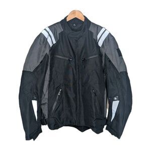 Viking Cycle Ironborn Men's Black/Grey Size XL Motorcycle Jacket